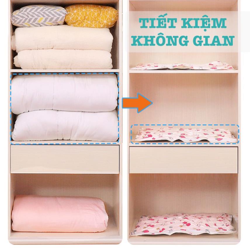Túi Hút Chân Không Dày Dặn Bảo Quản Quần Áo, Chăn Ga Chống Nấm Mốc Cao Cấp M002 [Rẻ]