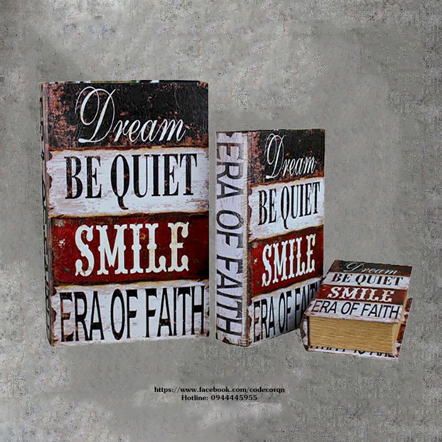 Hộp giả book size trung