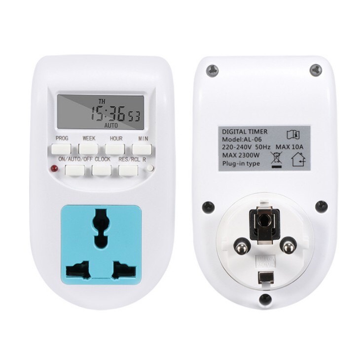 Ổ Cắm Hẹn Giờ Điện Tử Tiện Lợi Thông Minh (LCD) AL-06