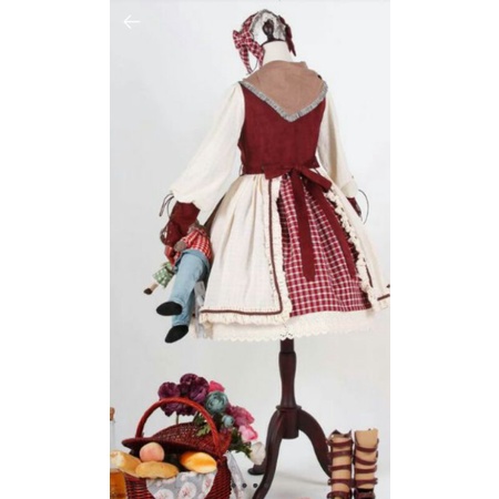 Đầm Cosplay  thiếu nữ nông thôn