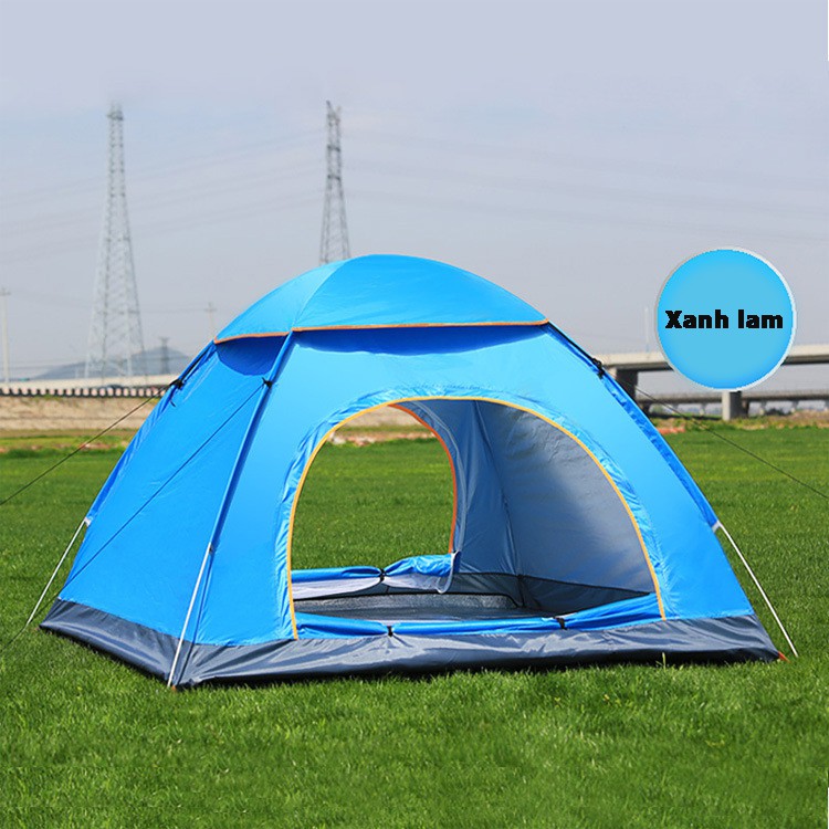 Lều cắm trại tự bung lều dã ngoại cao cấp dành cho 3-5 người (có ảnh thật cuối cùng khách feedback )
