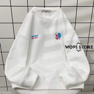 Áo Sweater Tay Dài SWEEDER Vải Nỉ Bông Form Rộng Ulzzang Unisex