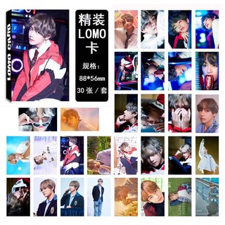 Hộp 30 tấm Lomo card BTS, EXO, Wanna One,...