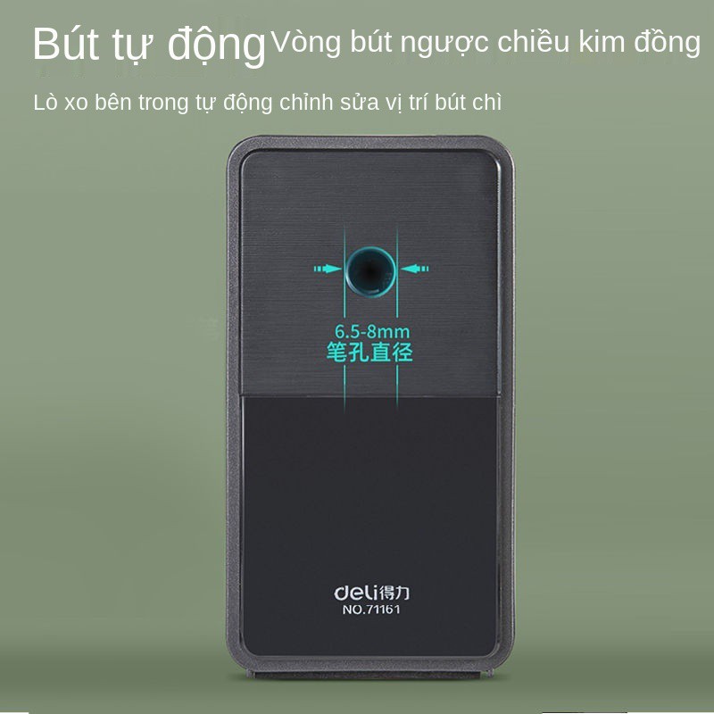 ✚Đồ dùng học sinh mỹ thuật đồ dùng sinh viên nghệ thuật quay tay đặc biệt dài refill Chuốt gọt bút chì màu