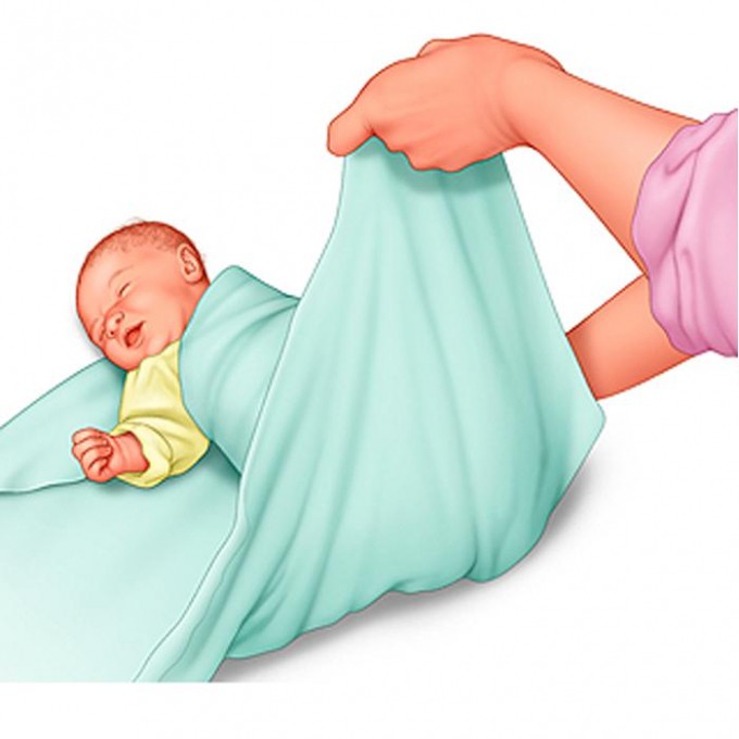 TÃ CHÉO SƠ SINH 100% COTTON