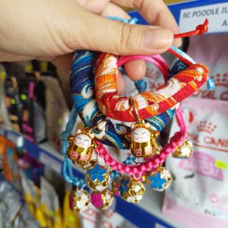 Vòng cổ chuông mèo thần tài cho mèo