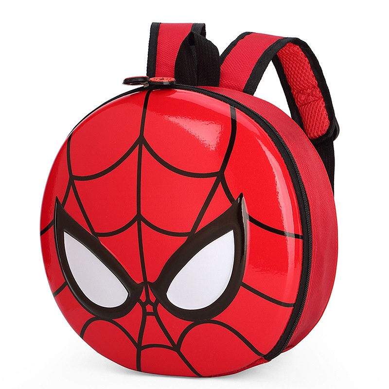 Balo Đi Học Họa Tiết Spiderman Captain America Cho Bé