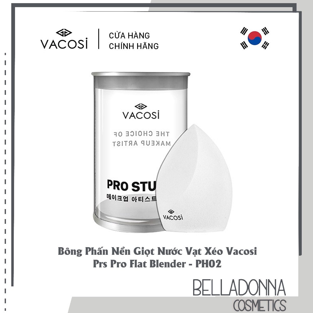 Bông Phấn Nền Giọt Nước Vạt Xéo Vacosi  Prs Pro Flat Blender - PH02