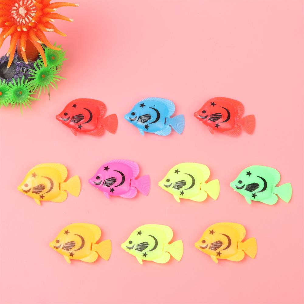 SUYO Set 10 Cá Nhân Tạo Nổi Dùng Để Trang Trí Nhà Cửa Tiện Dụng