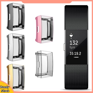 Ốp lưng TPU mềm siêu mỏng cho đồng hồ thông minh Fitbit Charge 2