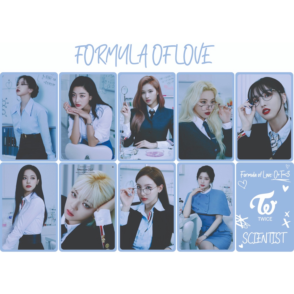 Photocard TWICE Formula of Love: O + =