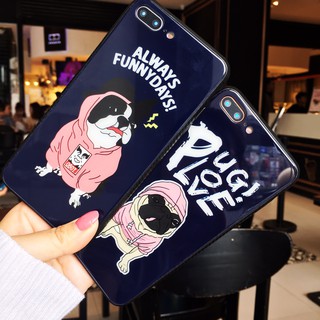 ỐP lưng Kính hình chó Pug IPhone 6 / 6s