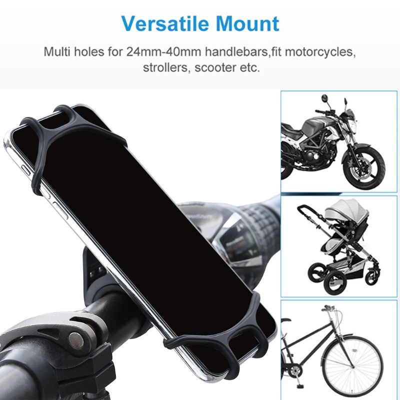 Giá Đỡ Điện Thoại 4-6.5 Inches Gắn Ghi Đông Xe Đạp