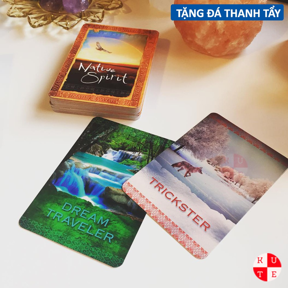 Bài Oracle Native Spirit 44 Lá Bài Tặng Đá Thanh Tẩy C52