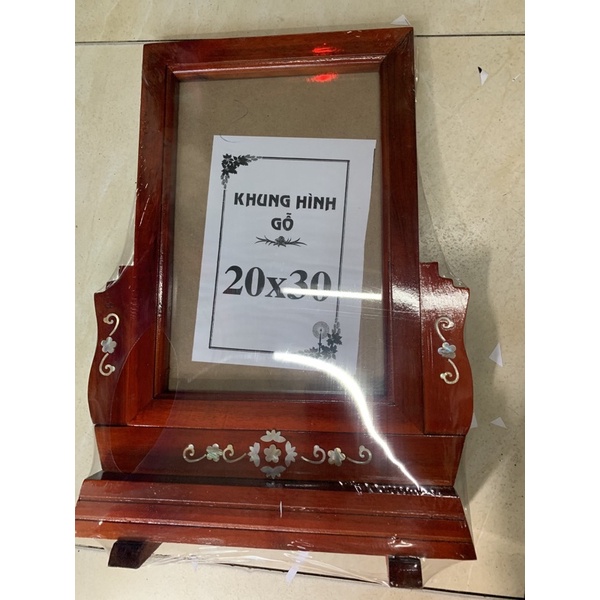 Khung hình gỗ thờ cao cấp 20x25 va 20x30