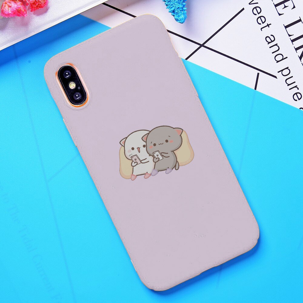 Ốp lưng Iphone 6/7 in hình Couple Mèo xinh cực đẹp