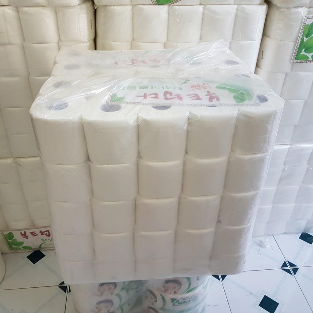 COMBO 10 Lốc giấy vệ sinh Hàn Quốc 3 lớp cao cấp