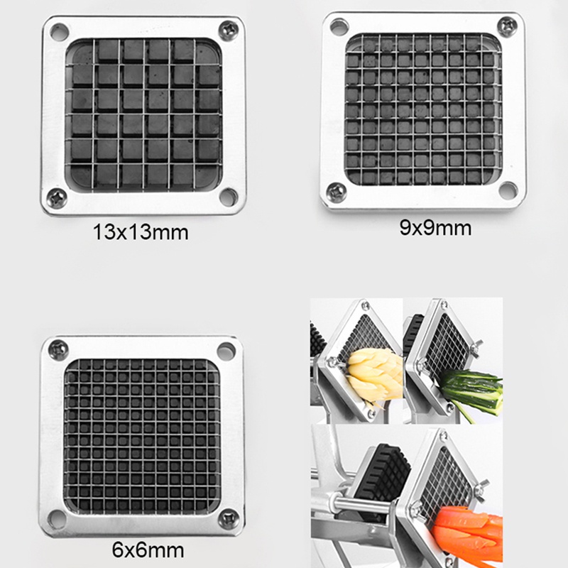 Dụng Cụ Cắt Khoai Tây Chiên Bằng Thép Không Gỉ 9MM