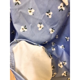 Đầm hoa QC hở lưng cột nơ size S (New)