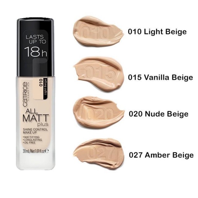 Kem Nền Catrice ALL MATT Plus 18h 30ml | BigBuy360 - bigbuy360.vn