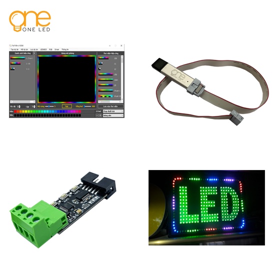 Bo điều khiển Led Full 1903, 6803 - Viền 1000 LED