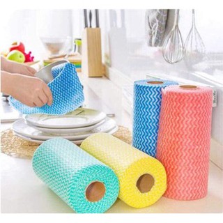 Cuộn Khăn Giấy Lau Đa Năng LOẠI DÀI TO 20*20cm