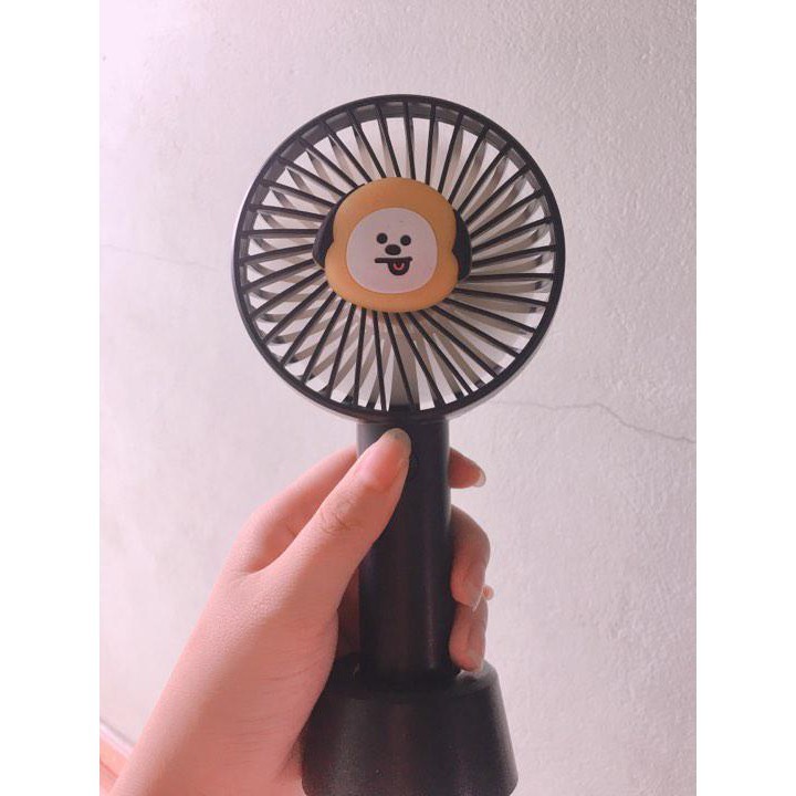 Quạt mini cầm tay xinh xắn cho Fan nhóm BTS BT21CHK_T3