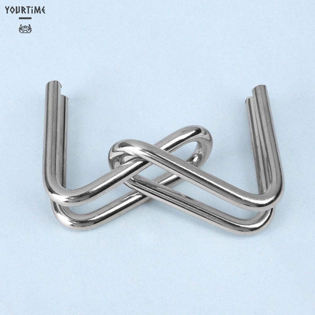 Đồ chơi 8pcs/Set Metal Puzzle Wire IQ Mind Brain Kids Adults Stress Reliever Toys