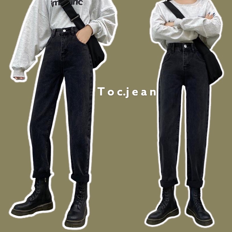 QUẦN JEAN ĐEN DÁNG BAGGY CỰC DỄ MẶC-5532