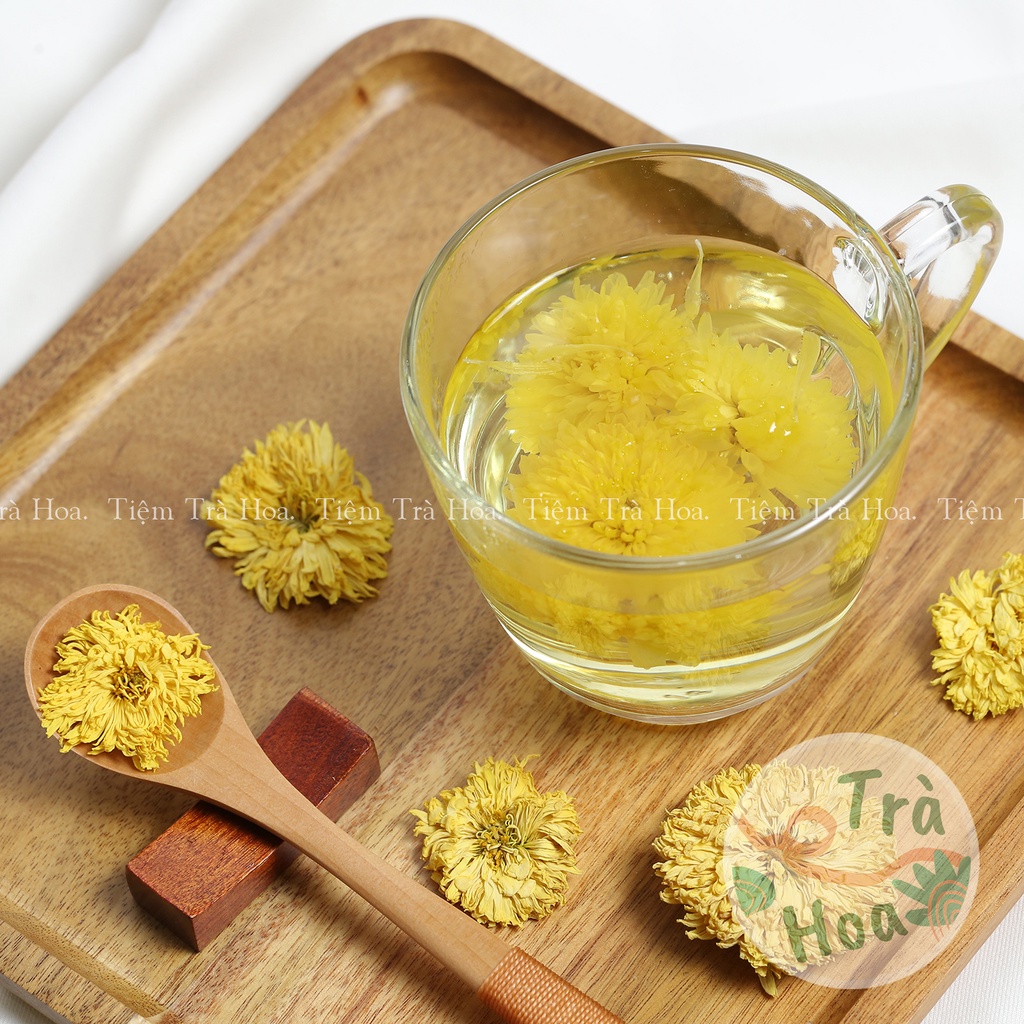 Trà Hoa Cúc Vàng sấy lạnh nguyên bông