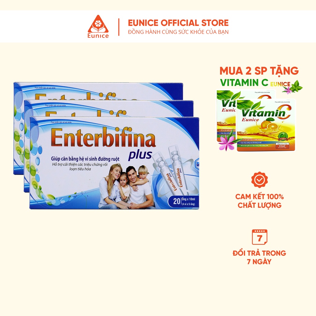 Viên uống Men Enterbifina plus - Phân phối EUNICE chính hãng