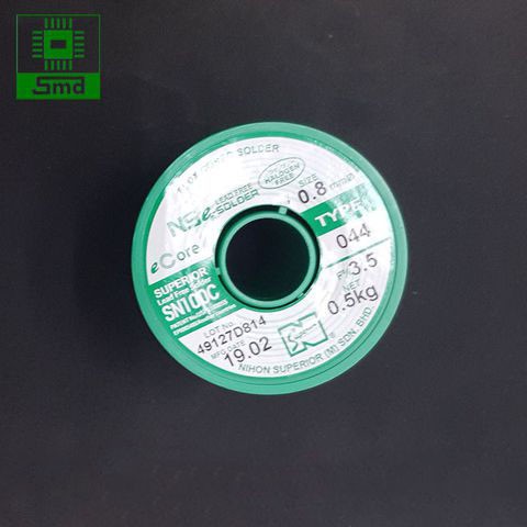 Thiếc hàn không chì SN100C 044 0.8mm (0.5kg)