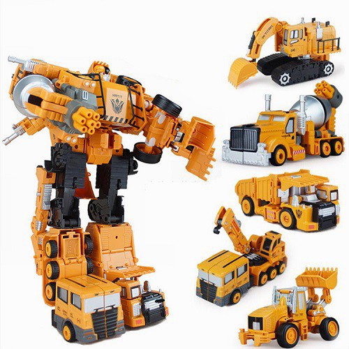 Rẽ Xe Biến Hình Robot Hercule - Xe Robot biến hình an toàn cho bé 18*7*8cm, S&T Hot