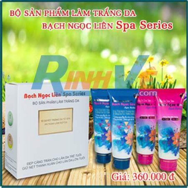 Combo 5 tắm trắng body bạch ngọc liên spa không kem