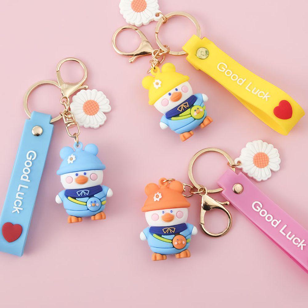 Móc Khóa Hình Vịt May Mắn Lalafanfan Dễ Thương