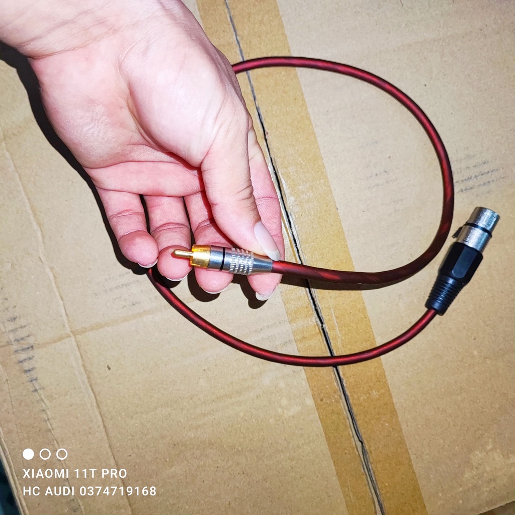 Dây CANON - AV - canon ra av dây cáp âm thanh - Dây  Jack  Canon  Cái  ra hoa sen loại đẹp