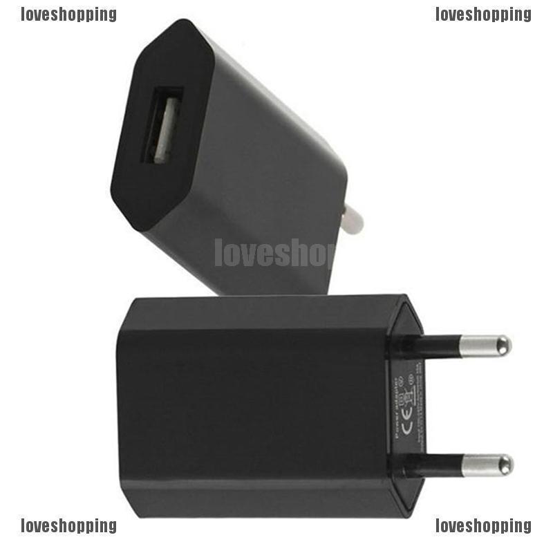 Củ Sạc 1 Cổng USB Phích EU Cho iPhone Samsung