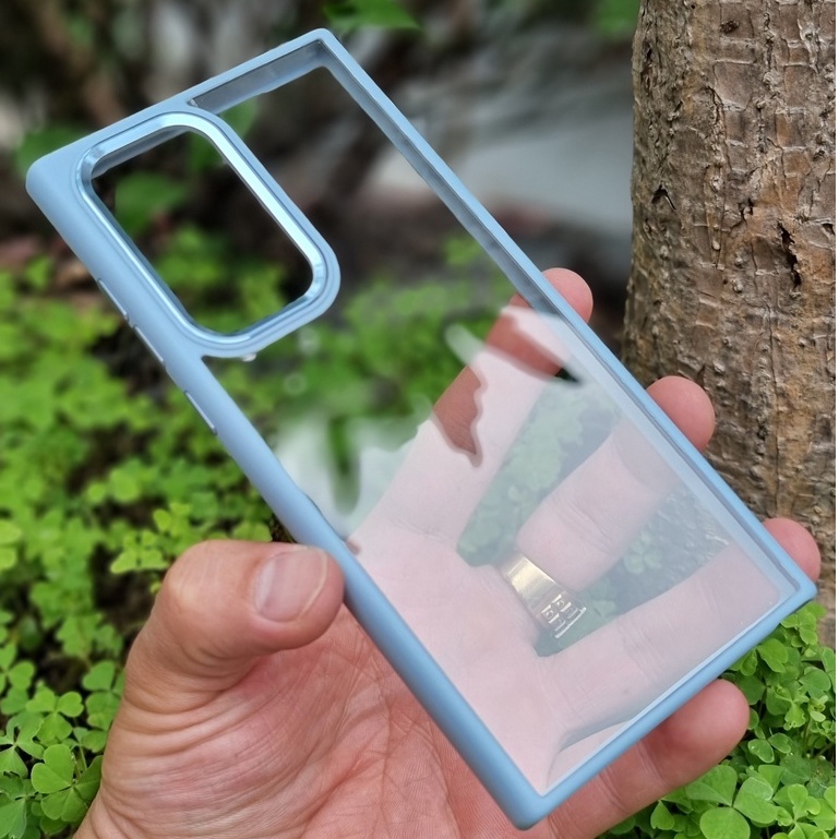 Ốp lưng Miyuri trong viền màu camera bọc nhôm cho Samsung S22, S22 Plus, S22 Ultra chống sốc không ố màu siêu đẹp