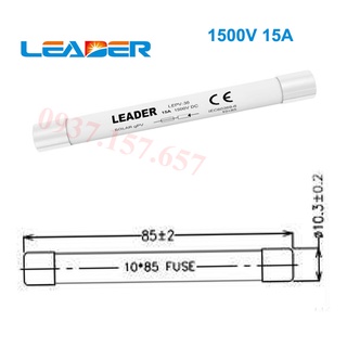 Ruột cầu chì dc 1500v 15a 20a 30a chuyên dụng cho điện năng năng lượng mặt trời