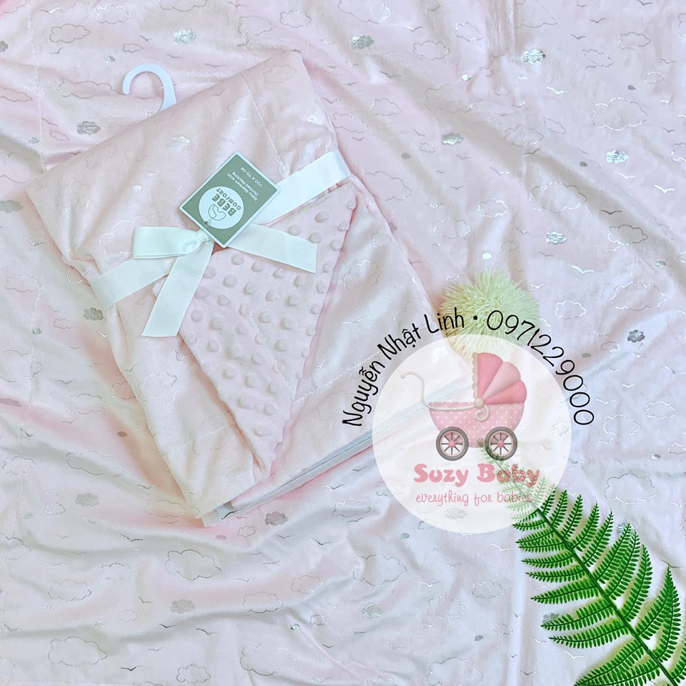 Chăn nhung 2 mặt bebeconfort cho bé