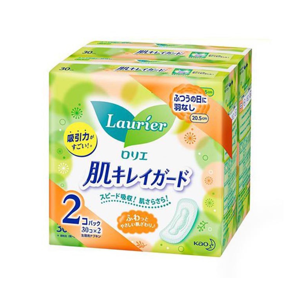 Băng vệ sinh Laurier nội địa Nhật Bản các loại: ngày có cánh, đêm có cánh, ngày không cánh, hàng ngày