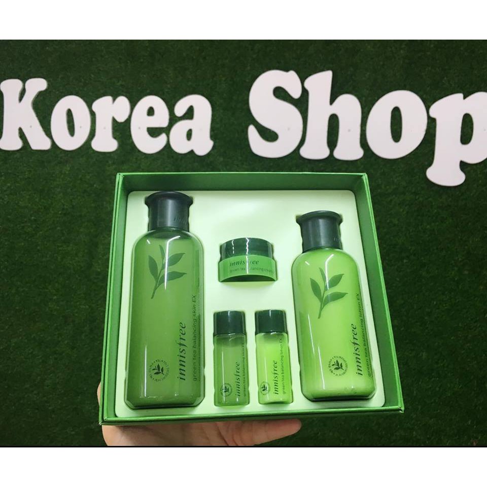 [Mẫu mới] Bộ dưỡng trà xanh Innisfree Green Tea balancing mẫu mới nhất