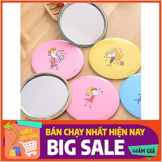 [COMBO 5] Gương Hàn Quốc mini in hình dễ thương (5 CÁI)
