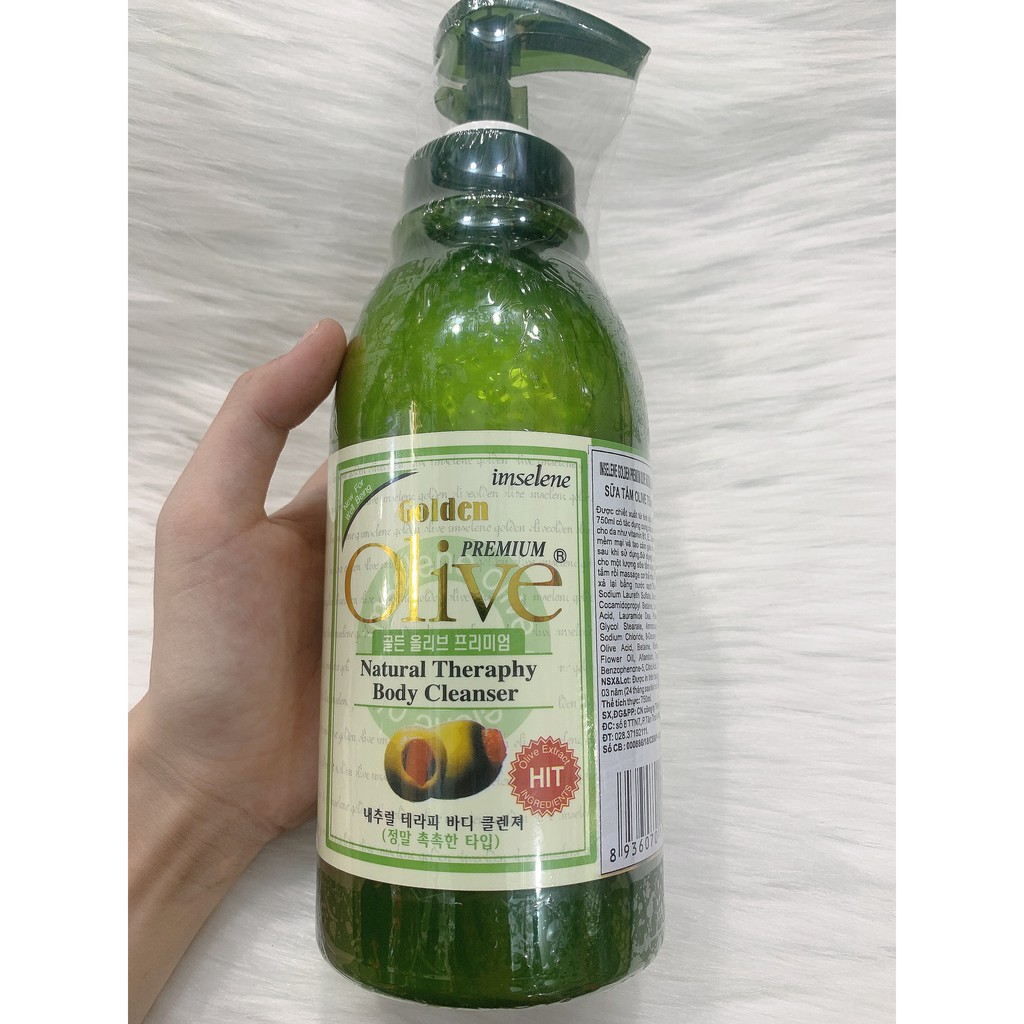 Sữa tắm thư giãn OLIVE natural theraphy body cleanser 750gr