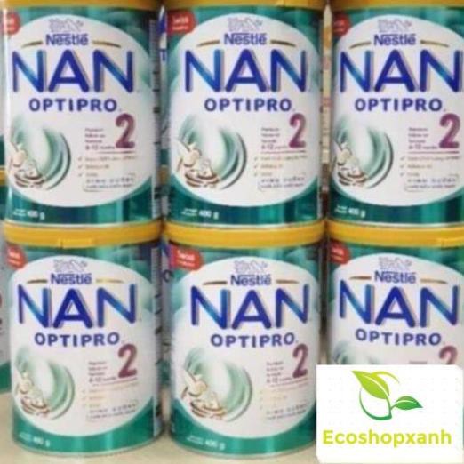 Combo 3 lon Sữa NAN OPTIPRO 2 Mẫu Mới 400g (Date 2021)