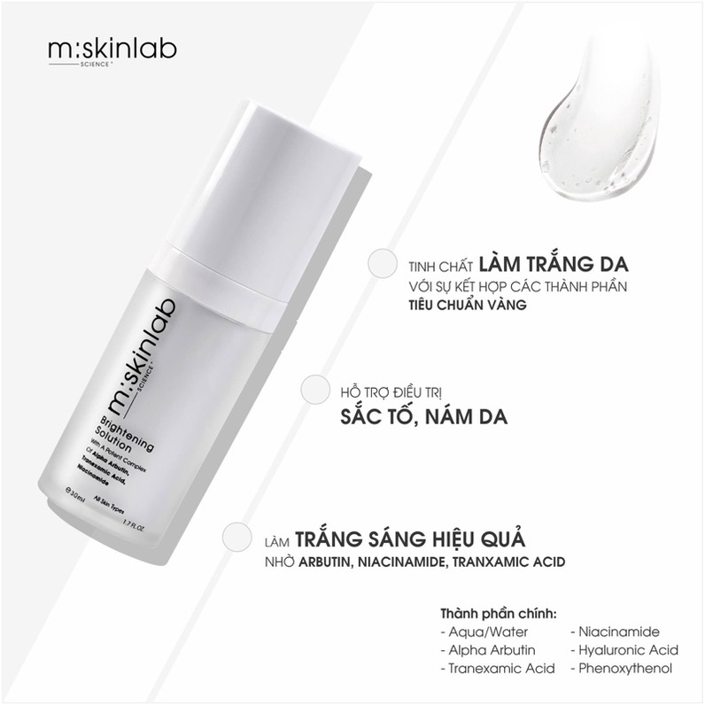 Serum Brightening Solution _ Serum Dưỡng Sáng Da, Giảm Thâm Nám