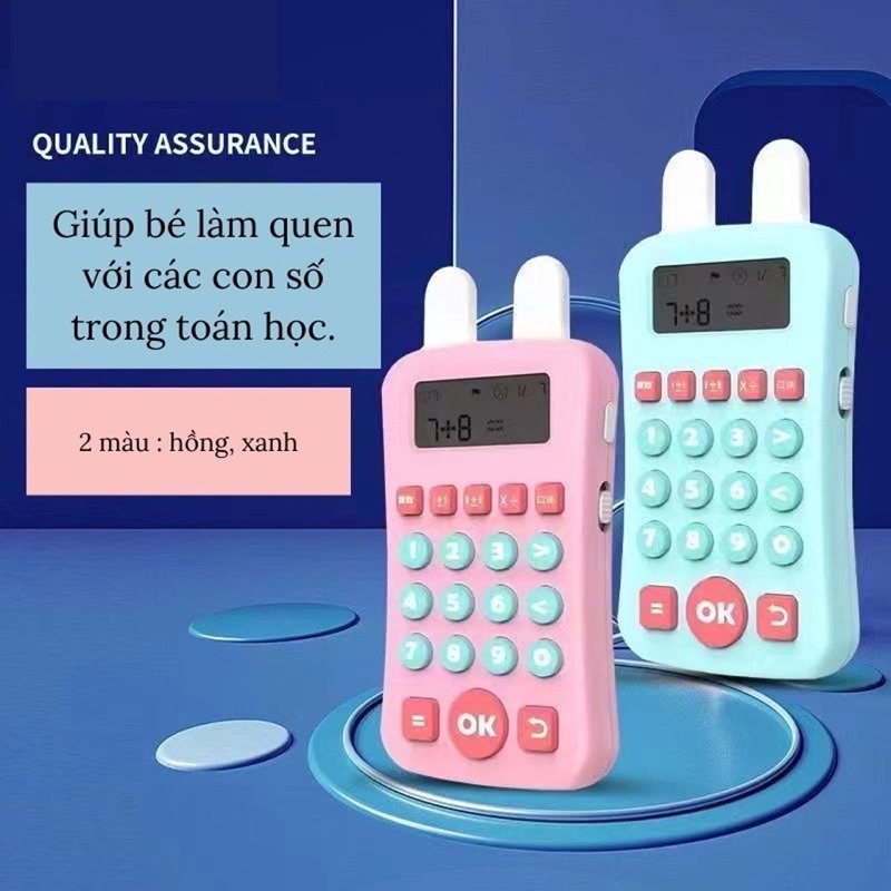 [Tiếng Việt/Tiếng Trung] Máy Tính Cầm Tay Luyện Tính Nhẩm Biết Nói - Đồ Chơi Phát Triển Toán Học Cho Bé - TIỆM NHÀ SU