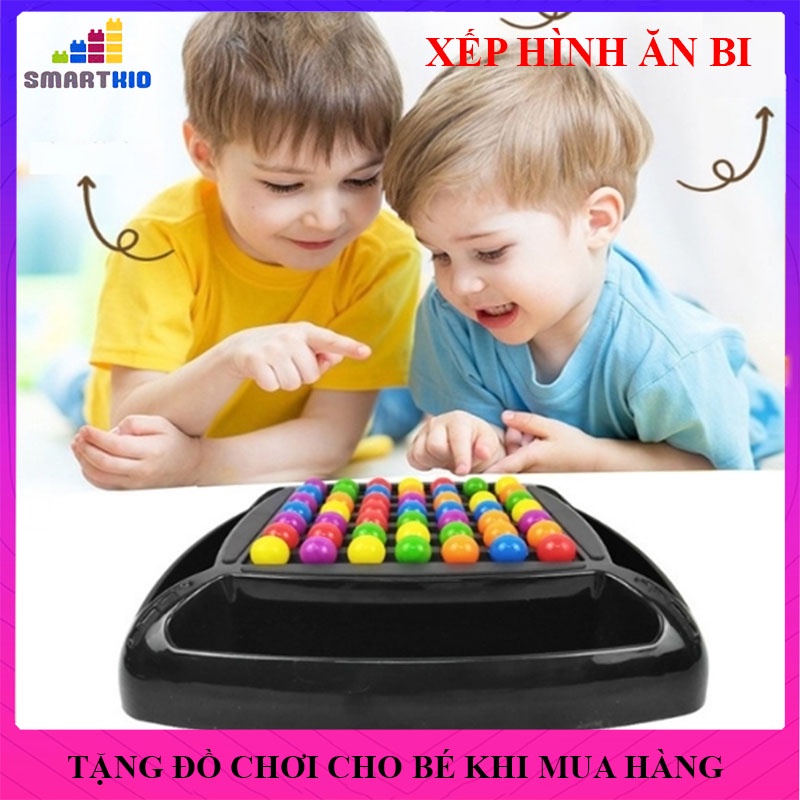 Đồ Chơi Xếp Hình Bàn Cờ Logic, Đồ Chơi Trẻ Em Phát Triển Trí Tuệ Hộp Cầu Vồng Xoá Bóng Nhiều Màu Sắc, Đồ Chơi Thông Minh