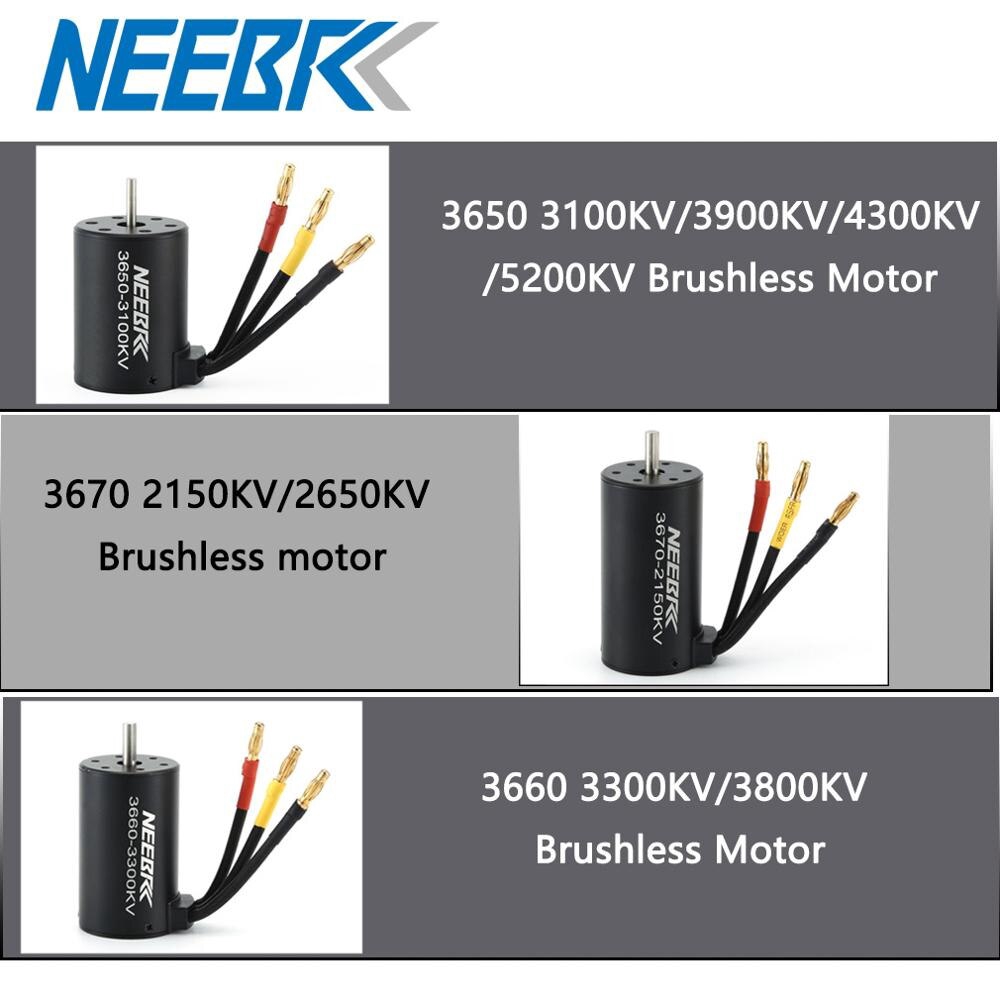 Động cơ không chổi than chống thấm nước 3650 3660 3670 2150KV 2650KV 3100kv 3300KV 3800KV 3900kv 4300kv 5200KV cho xe điều khiển từ xa 1/8 1/10