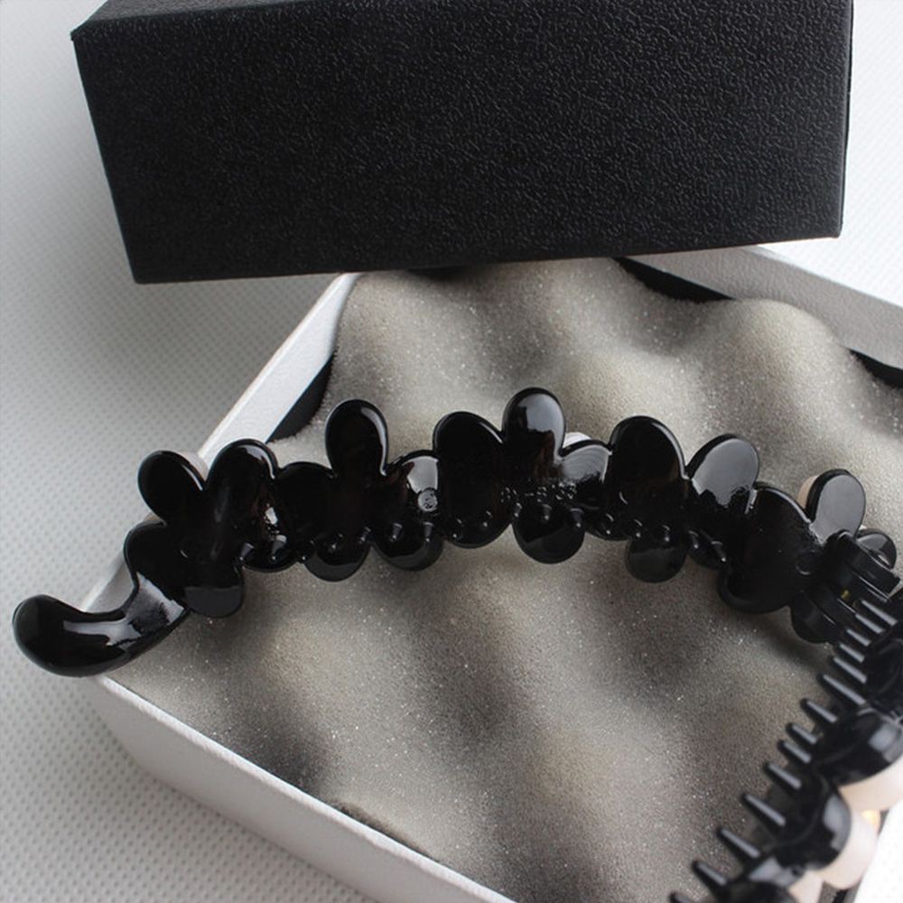 Kẹp tóc hình hoa chất liệu Acrylic thanh lịch